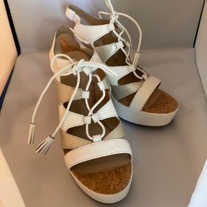 GEOX Platform Sandals, size 10